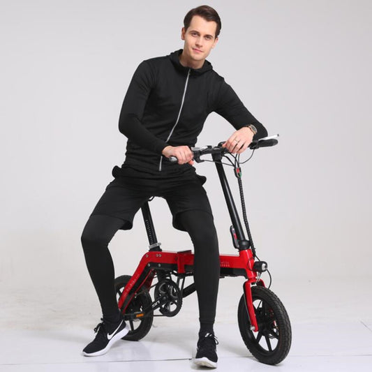 "Le Vélo Électrique Mini Rouge : Une Révolution sur Deux Roues. Explorez la ville avec style et facilité grâce à cette merveille technologique.